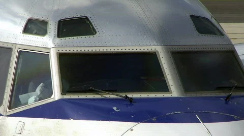 Airplane Cockpit 스톡 동영상 268657