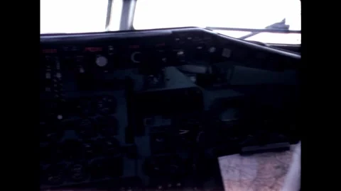 Airplane Cockpit Stock Footage 278331792