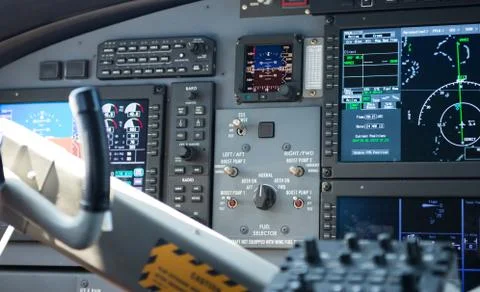 Airplane Cockpit Stock Photos