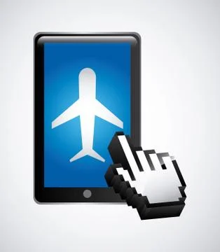 Airplane concept 스톡 일러스트