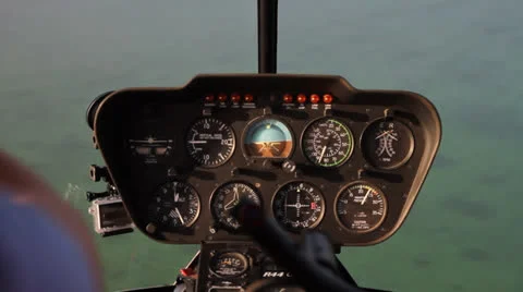 Airplane Controls Stock Footage 27138233