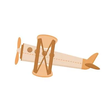 Airplane cute illustration Stock Illustration
