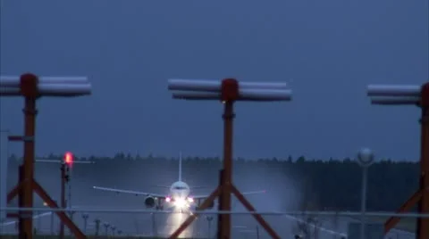 Airplane departures Video stock 11285322