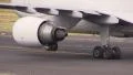 Airplane engine and gear HD Footage