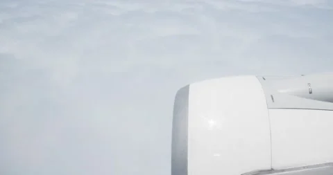 Airplane engine close-up Stock Footage 138884824