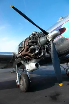 Airplane engine Stock Photos