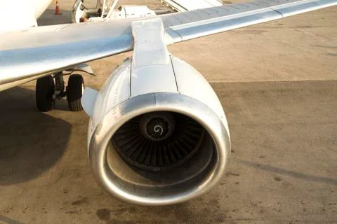 Airplane engine Stock Photos