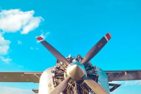 Airplane engine Stock Photos