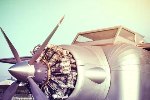 Airplane engine Stock Photos