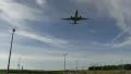 Airplane on final approach HD Footage