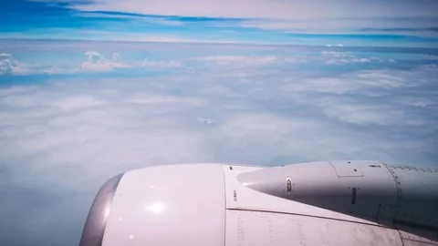 Airplane flight. Stock Footage 114284691