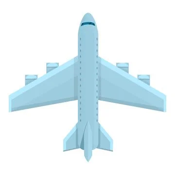 Airplane flight icon cartoon vector. Air plane Stock Illustration