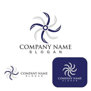 Airplane flight logo  icon Template vector illustration Illustrazione stock