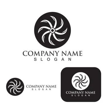 Airplane flight logo  icon Template vector illustration Illustrazione stock