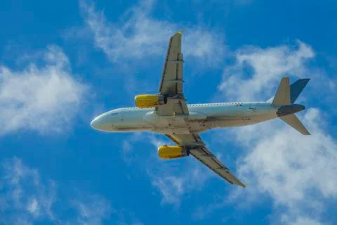 Airplane in flight Foto stock