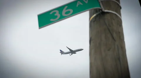 Airplane Fly by sign Stock Footage 52139832