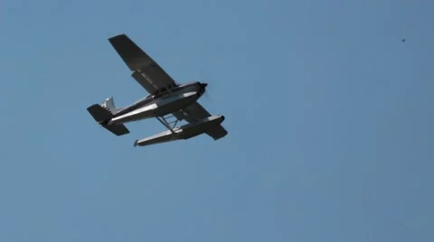 Airplane flying above Stock Footage 44823785