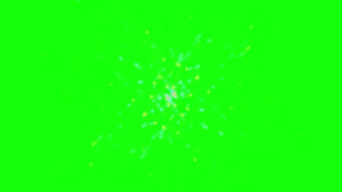 Airplane Flying on Chroma Key for Compositing Video stock 342787183