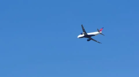 Airplane Flying Stock Footage 48469019