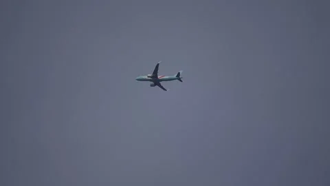 Airplane flying Stock Footage 195430142