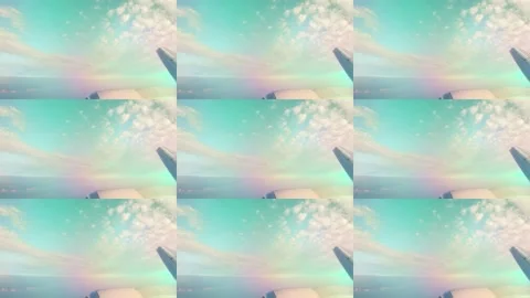 Airplane flying Stock Footage 253730022