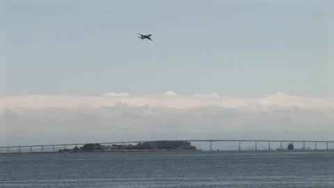 Airplane flying Stock Footage 314850520