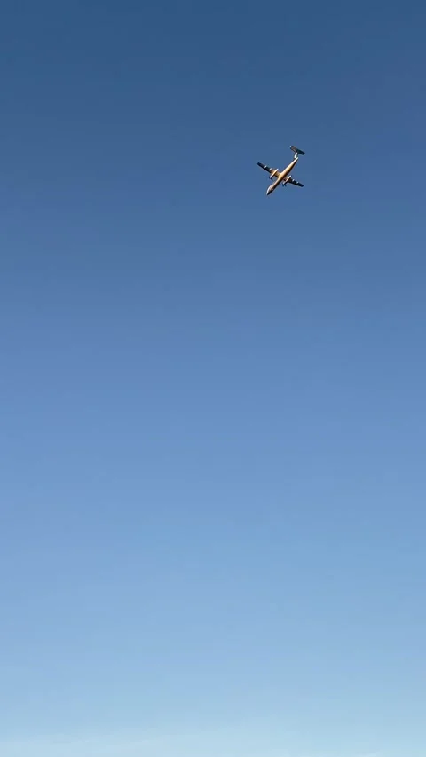 Airplane flying over Nelson Vídeos de archivo 344047108