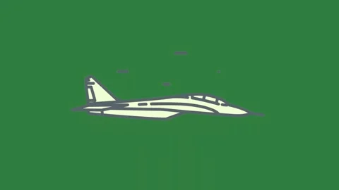 An airplane flying over in the sky on through plane is Stock Footage 337029011