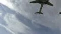 Airplane flying overhead HD Footage