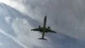 Airplane flying overhead HD Footage