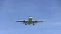 Airplane flying overhead HD Footage