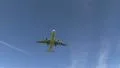 Airplane flying overhead HD Footage