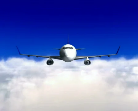 Airplane flying -  PAL Video stock 283847