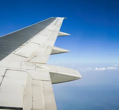 Airplane flying Stock Photos