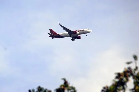 Airplane flying Stock Photos
