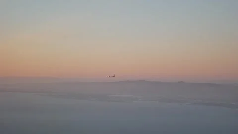 Airplane Flying In The Sky 00229 Stock Footage 275751992