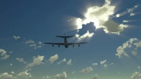 Airplane Stock Footage 8579385