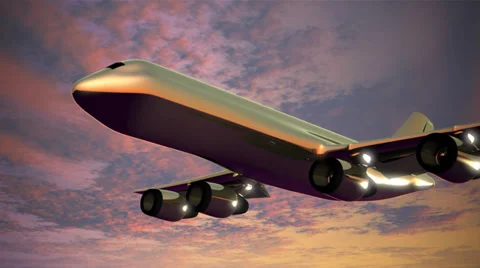 Airplane Video stock 29165565