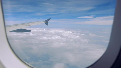 On airplane 库存影片 33403666