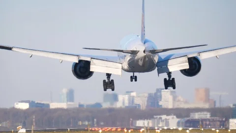 Airplane Stock Footage 88437206