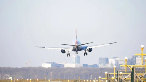 Airplane Stock Footage 88485947