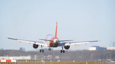 Airplane Stock Footage 88592938