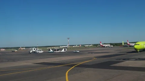 Airplane Stock Footage 92744221
