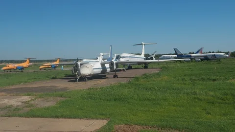 Airplane Stock Footage 92744330