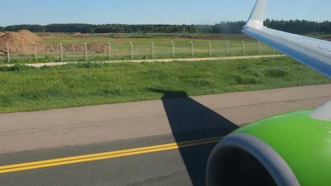Airplane Stock Footage 92744505