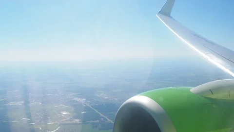 Airplane Stock Footage 92744919