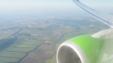 Airplane Stock Footage 92745229