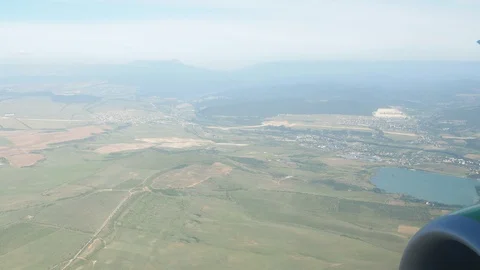 Airplane Stock Footage 92745535