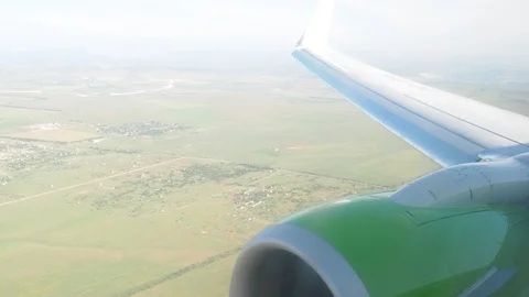 Airplane Stock Footage 92745592