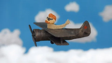 Airplane Stock Footage 101021258